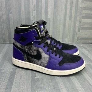 Nike Air Jordan 1 Sneakers Zoom Comfort 'Bayou Boys' Purple Mens Size 8 New